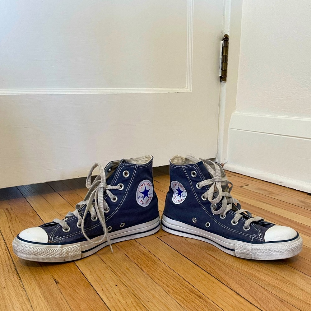 Womens Converse All Star Chuck Taylor blue navy size 7 high top